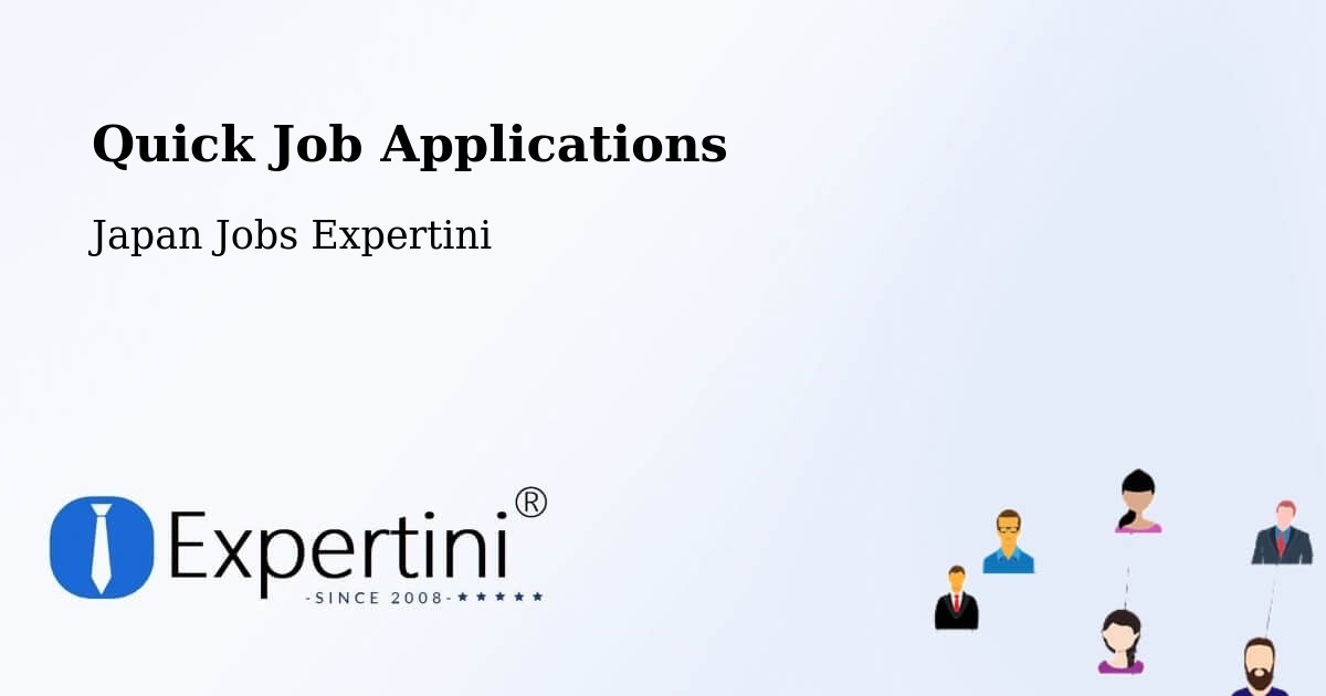 Quick Apply Feature – Nirasaki Shi - Japan Jobs Expertini